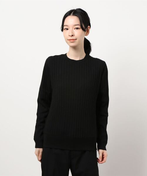aimoha（アイモハ）の「毛布のように暖かい！ストレッチ抜群で着脱ラクラク (AW)（ニット/セーター・レディース・グレー/ブラック/ベージュ・LARGE/MEDIUM）」の12枚目の写真