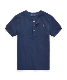 POLO RALPH LAUREN CHILDRENSWEAR（ポロ ラルフ ローレン チルドレンズウェア）の「フェザーウェイト コットン メッシュ ヘンリー シャツ（Tシャツ/カットソー・キッズ）」