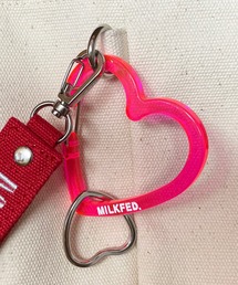 MILKFED. | NEO NEON HEART CARABINER(キーホルダー)