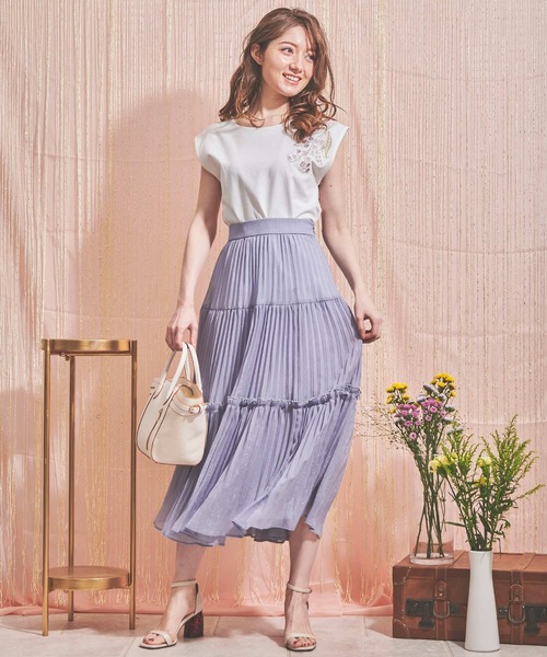 NOELA（ノエラ）の「ラメティアードスカート（スカート）」 - WEAR