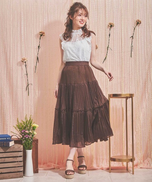 NOELA（ノエラ）の「ラメティアードスカート（スカート）」 - WEAR