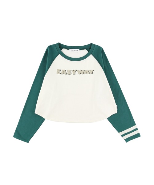 ALEXIA STAM（アリシアスタン）の「【Scawaii 5月号掲載】EASYWAY Raglan Sleeve Tee/イージーウェイラグランスリーブティー（Tシャツ/カットソー・レディース・ベージュ/ネイビー/グリーン・FREE）」の11枚目の写真