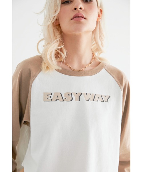 ALEXIA STAM（アリシアスタン）の「【Scawaii 5月号掲載】EASYWAY Raglan Sleeve Tee/イージーウェイラグランスリーブティー（Tシャツ/カットソー・レディース・ベージュ/ネイビー/グリーン・FREE）」の13枚目の写真