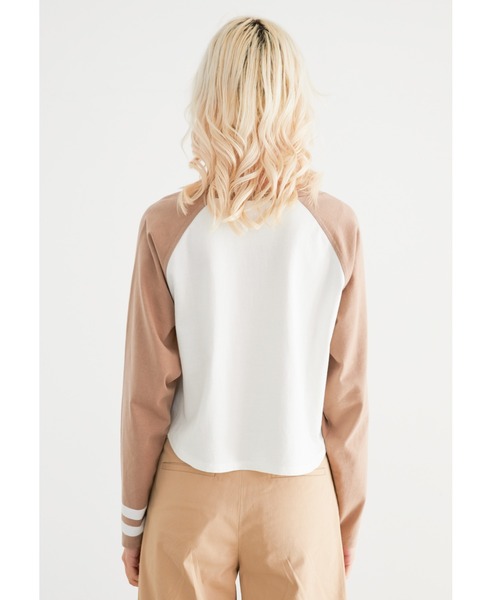 ALEXIA STAM（アリシアスタン）の「【Scawaii 5月号掲載】EASYWAY Raglan Sleeve Tee/イージーウェイラグランスリーブティー（Tシャツ/カットソー・レディース・ベージュ/ネイビー/グリーン・FREE）」の19枚目の写真