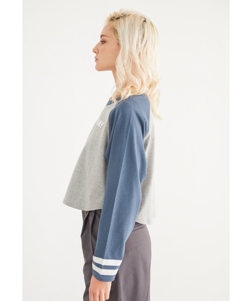 ALEXIA STAM（アリシアスタン）の「【Scawaii 5月号掲載】EASYWAY Raglan Sleeve Tee/イージーウェイラグランスリーブティー（Tシャツ/カットソー・レディース・ベージュ/ネイビー/グリーン・FREE）」の10枚目の写真