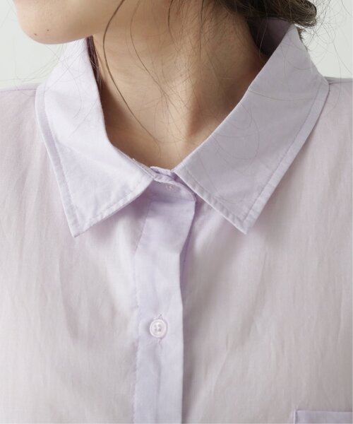 RAY CASSIN（レイカズン）の「BIGドロショルシャツ（シャツ/ブラウス・レディース・ベージュ/パープル/オフホワイト・FREE）」の6枚目の写真