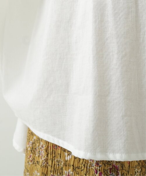 RAY CASSIN（レイカズン）の「BIGドロショルシャツ（シャツ/ブラウス・レディース・ベージュ/パープル/オフホワイト・FREE）」の18枚目の写真