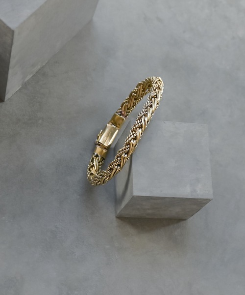Editors Draw（エディターズドロー）の「BRASS ブレイド ブレスレット（ブレスレット・レディース・シルバー/ゴールド・SMALL/MEDIUM）」の10枚目の写真