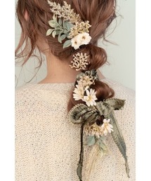 Chaco（チャコ）の「CHACO/ クリームローズとパンパスグラスの髪飾り13点（その他ヘアアクセサリー）」