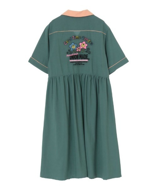 Candy Stripper（キャンディストリッパー）の「GOOD TIME FLOWERS シャツワンピース（ワンピース・レディース・グリーン/ブラック/ラベンダー・2）」の19枚目の写真