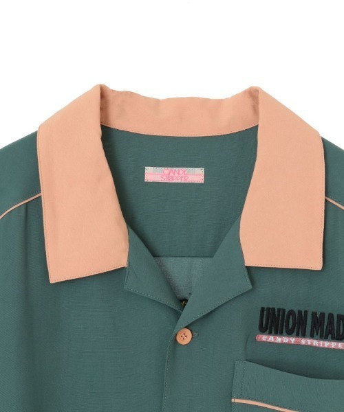 Candy Stripper（キャンディストリッパー）の「GOOD TIME FLOWERS シャツワンピース（ワンピース・レディース・グリーン/ブラック/ラベンダー・2）」の7枚目の写真