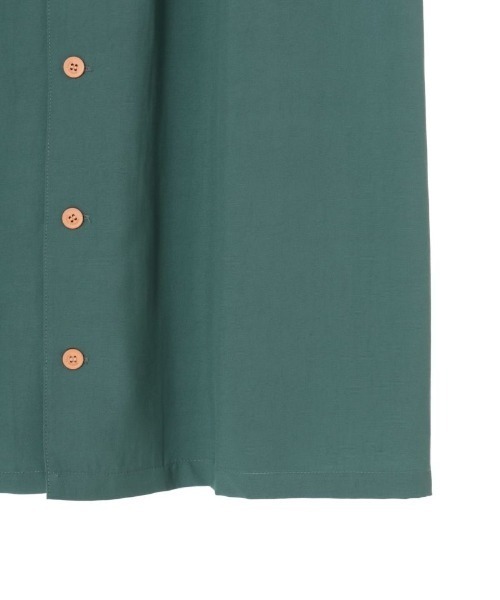 Candy Stripper（キャンディストリッパー）の「GOOD TIME FLOWERS シャツワンピース（ワンピース・レディース・グリーン/ブラック/ラベンダー・2）」の5枚目の写真