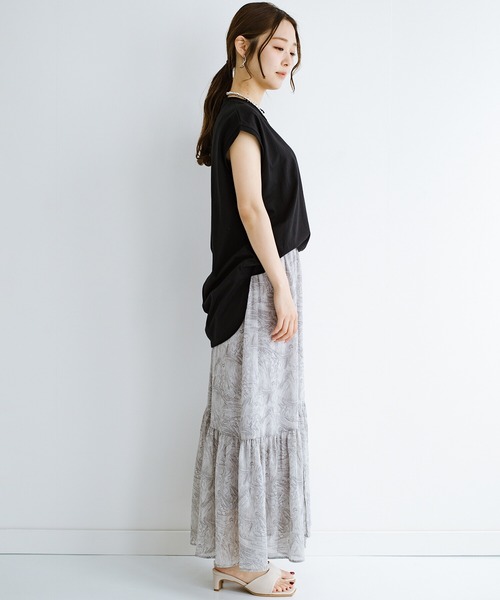 haco!（ハコ）の「コーデにひとさじの女っぽさを加えてくれる　サッと履けてスラリと見えるヒールサンダル（サンダル・レディース・パープル/アイボリー・1/2/4/6/3/5）」の18枚目の写真