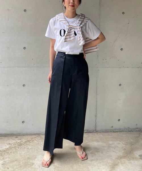 CAPRICIEUX LE'MAGE（カプリシューレマージュ）の「デザインタックチノパンツ（チノパンツ・レディース・ベージュ/ネイビー・38/36）」の17枚目の写真