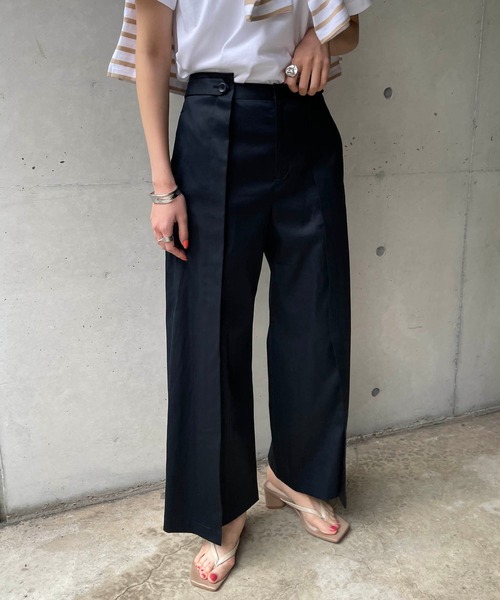 CAPRICIEUX LE'MAGE（カプリシューレマージュ）の「デザインタックチノパンツ（チノパンツ・レディース・ベージュ/ネイビー・38/36）」の20枚目の写真