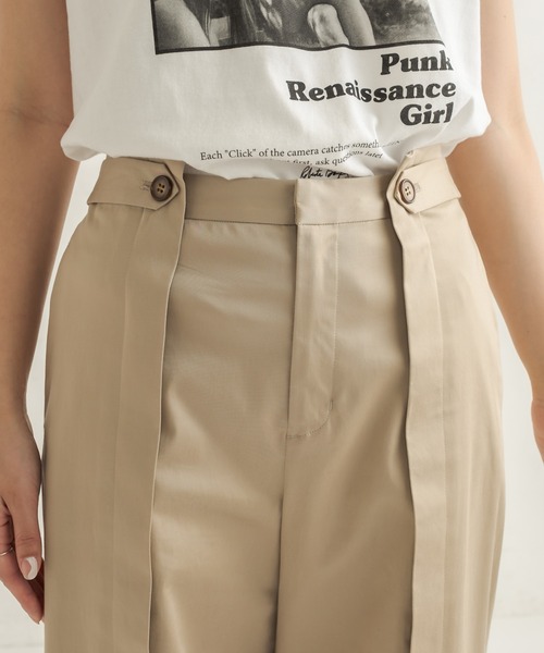 CAPRICIEUX LE'MAGE（カプリシューレマージュ）の「デザインタックチノパンツ（チノパンツ・レディース・ベージュ/ネイビー・38/36）」の22枚目の写真