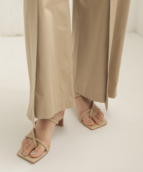 CAPRICIEUX LE'MAGE（カプリシューレマージュ）の「デザインタックチノパンツ（チノパンツ・レディース・ベージュ/ネイビー・38/36）」の10枚目の写真