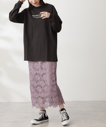 N.（N. Natural Beauty Basic） | 【追加生産】◆ケミカルレースロングスカート(スカート)