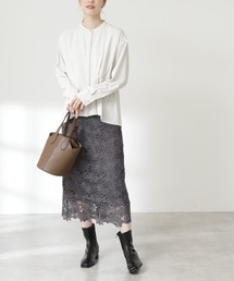 N.（N. Natural Beauty Basic） | 【追加生産】◆ケミカルレースロングスカート(スカート)