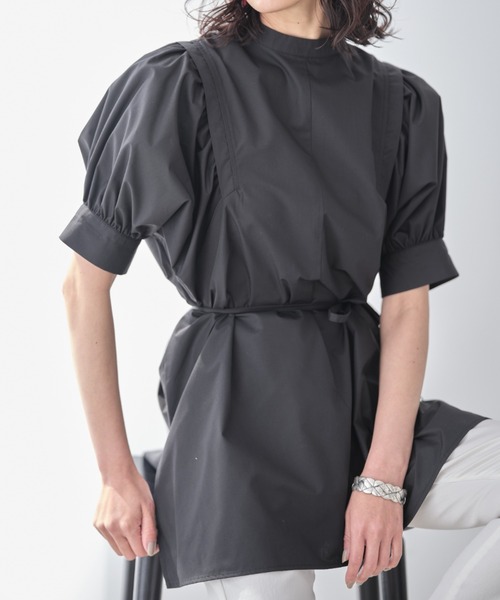 &. NOSTALGIA（アンドドットノスタルジア）の「前後２ＷＡＹチュニック（チュニック・レディース・ホワイト/ブラック/ベージュ/ラベンダー・FREE）」の11枚目の写真