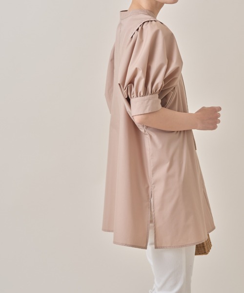 &. NOSTALGIA（アンドドットノスタルジア）の「前後２ＷＡＹチュニック（チュニック・レディース・ホワイト/ブラック/ベージュ/ラベンダー・FREE）」の21枚目の写真