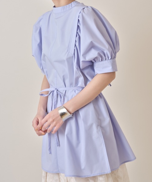 &. NOSTALGIA（アンドドットノスタルジア）の「前後２ＷＡＹチュニック（チュニック・レディース・ホワイト/ブラック/ベージュ/ラベンダー・FREE）」の16枚目の写真