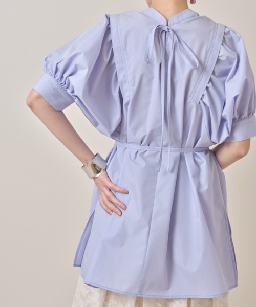 &. NOSTALGIA（アンドドットノスタルジア）の「前後２ＷＡＹチュニック（チュニック・レディース・ホワイト/ブラック/ベージュ/ラベンダー・FREE）」の17枚目の写真