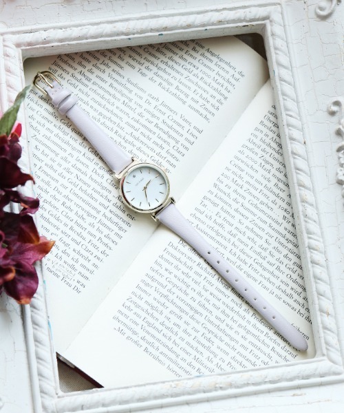 axes femme（アクシーズファム）の「ラウンドウォッチ（アナログ腕時計・レディース・ラベンダー/グリーン/ベージュ/ワイン・MEDIUM）」の3枚目の写真