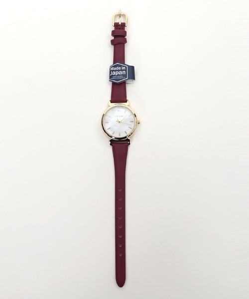 axes femme（アクシーズファム）の「ラウンドウォッチ（アナログ腕時計・レディース・ラベンダー/グリーン/ベージュ/ワイン・MEDIUM）」の11枚目の写真