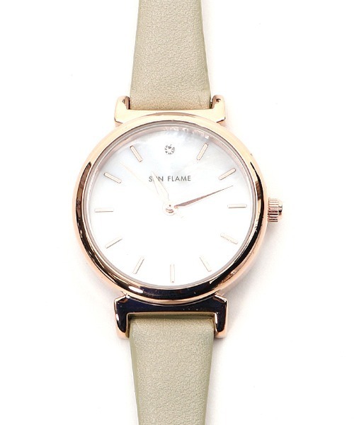 axes femme（アクシーズファム）の「ラウンドウォッチ（アナログ腕時計・レディース・ラベンダー/グリーン/ベージュ/ワイン・MEDIUM）」の5枚目の写真