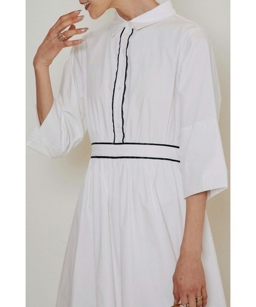 アナスタシアワンピース セール】 パターンジャージースリットワンピース （ロング