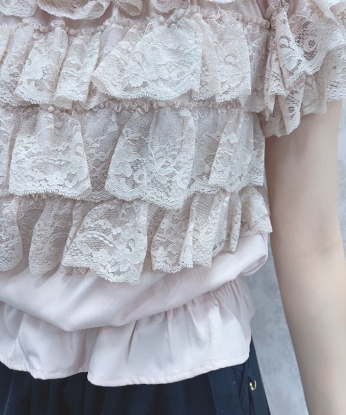 Swankiss（スワンキス）の「DC 3lacys TOPS（その他トップス・レディース・ホワイト/ピンク/ブラック・FREE）」の14枚目の写真