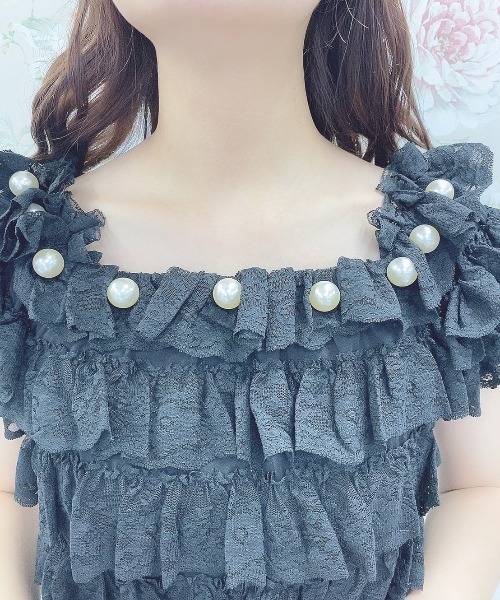 Swankiss（スワンキス）の「DC 3lacys TOPS（その他トップス・レディース・ホワイト/ピンク/ブラック・FREE）」の16枚目の写真