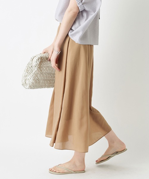 RIVE DROITE（リヴドロワ）の「スパンローンラップスカート（スカート・レディース・ベージュ/イエロー・38/36）」の20枚目の写真