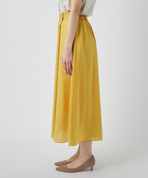 RIVE DROITE（リヴドロワ）の「スパンローンラップスカート（スカート・レディース・ベージュ/イエロー・38/36）」の15枚目の写真