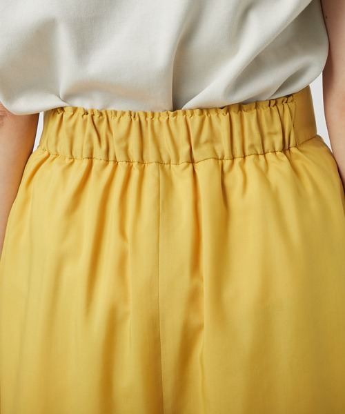 RIVE DROITE（リヴドロワ）の「スパンローンラップスカート（スカート・レディース・ベージュ/イエロー・38/36）」の5枚目の写真