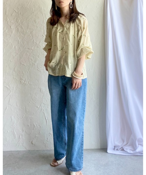 She's Closet（シーズクローゼット）の「花柄刺繍シアーブラウス（シャツ/ブラウス・レディース・ライトベージュ・FREE）」の11枚目の写真