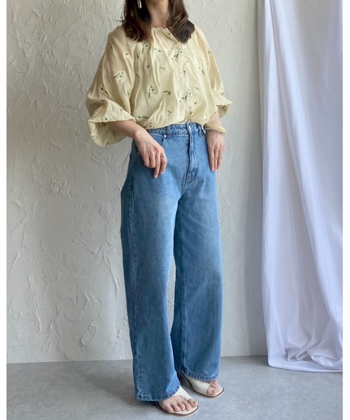 She's Closet（シーズクローゼット）の「花柄刺繍シアーブラウス（シャツ/ブラウス・レディース・ライトベージュ・FREE）」の15枚目の写真