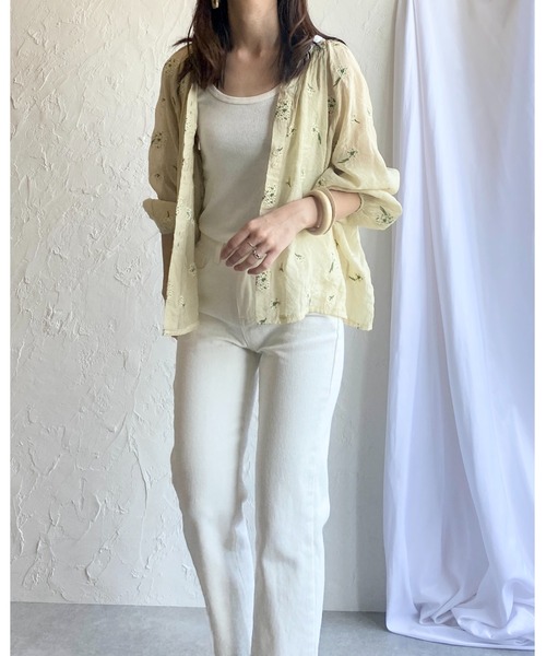 She's Closet（シーズクローゼット）の「花柄刺繍シアーブラウス（シャツ/ブラウス・レディース・ライトベージュ・FREE）」の21枚目の写真