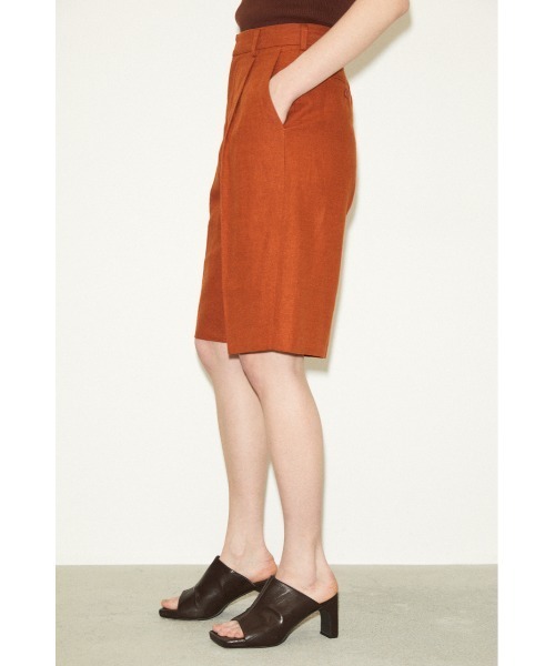 THROW by SLY（スローバイスライ）の「THROW MANISH CULOTTE マニッシュ キュロット パンツ（スラックス・レディース・ミント/オレンジ・1/2/0）」の4枚目の写真