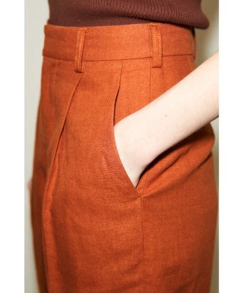 THROW by SLY（スローバイスライ）の「THROW MANISH CULOTTE マニッシュ キュロット パンツ（スラックス・レディース・ミント/オレンジ・1/2/0）」の5枚目の写真