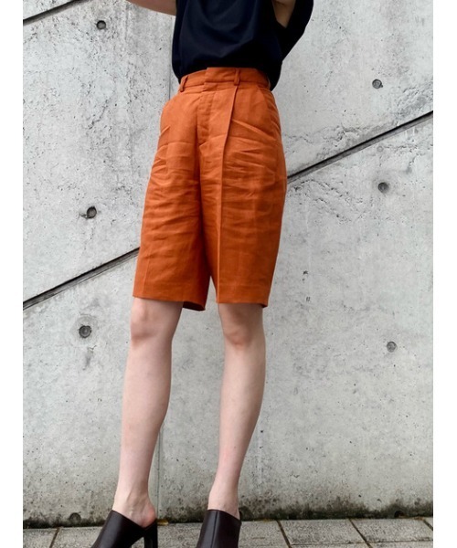 THROW by SLY（スローバイスライ）の「THROW MANISH CULOTTE マニッシュ キュロット パンツ（スラックス・レディース・ミント/オレンジ・1/2/0）」の12枚目の写真