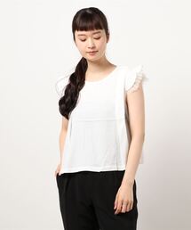 flower | フラップチュールトップ2(Tシャツ/カットソー)