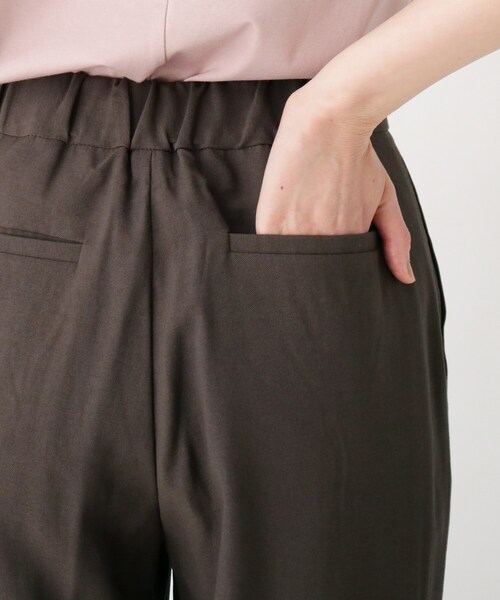 OPAQUE.CLIP（オペークドットクリップ）の「◆CAFFISI ドレープツイル サイドベンツパンツ【WEB限定カラー・サイズ】（その他パンツ・レディース・キャメル/ガンメタ/ブラック系7/サンドベージュ・40/34/38/36/42）」の15枚目の写真