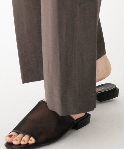 OPAQUE.CLIP（オペークドットクリップ）の「◆CAFFISI ドレープツイル サイドベンツパンツ【WEB限定カラー・サイズ】（その他パンツ・レディース・キャメル/ガンメタ/ブラック系7/サンドベージュ・40/34/38/36/42）」の16枚目の写真