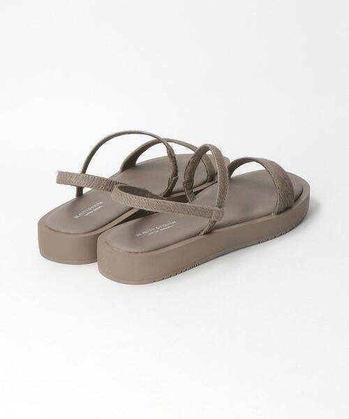 BEAUTY&YOUTH UNITED ARROWS（ビューティーアンドユースユナイテッドアローズ）の「BY ヘアオンレザー カーブバックストラップサンダル ◆（サンダル・レディース・ブラック/モカ/その他1・38/36/37/36h/37h）」の22枚目の写真