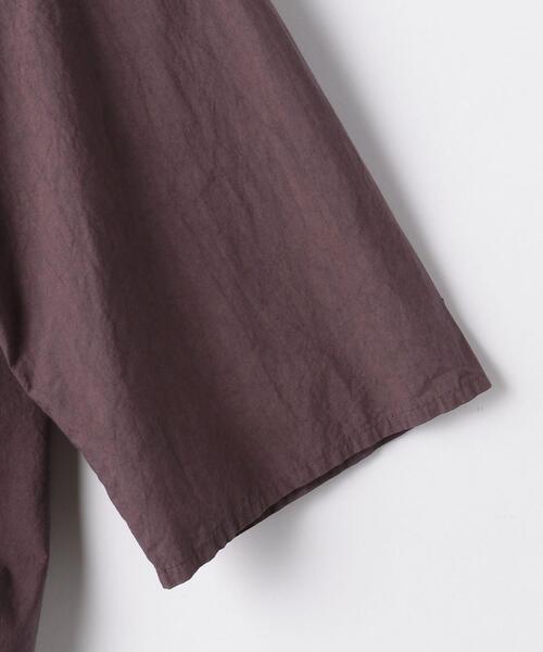 BRACTMENT（ブラクトメント）の「[ ブラクトメント ] BRACTMENT ワッシャー ホスピタルシャツ 5分袖（シャツ/ブラウス・メンズ・オリーブ/パープル・36/38/40）」の10枚目の写真