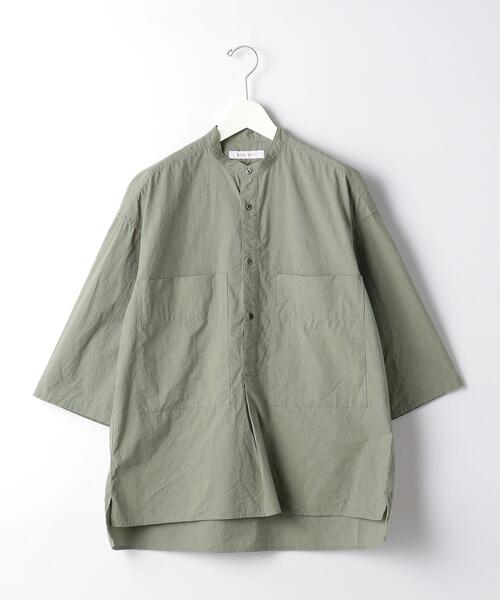 BRACTMENT（ブラクトメント）の「[ ブラクトメント ] BRACTMENT ワッシャー ホスピタルシャツ 5分袖（シャツ/ブラウス・メンズ・オリーブ/パープル・36/38/40）」の13枚目の写真