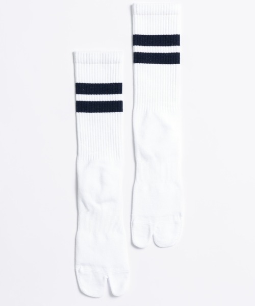 C.E.L.STORE(セルストア)の「NODAL / ノーダル SIGNATURE SOCKS(ソックス/靴下・メンズ・ブルー/チャコール/ホワイト×ネイビー/グリーン/マルチ/オレンジ・LARGE)」の21枚目の写真