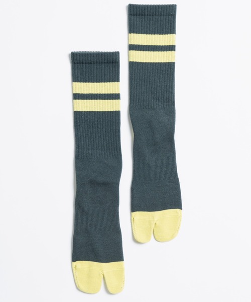 C.E.L.STORE(セルストア)の「NODAL / ノーダル SIGNATURE SOCKS(ソックス/靴下・メンズ・ブルー/チャコール/ホワイト×ネイビー/グリーン/マルチ/オレンジ・LARGE)」の17枚目の写真